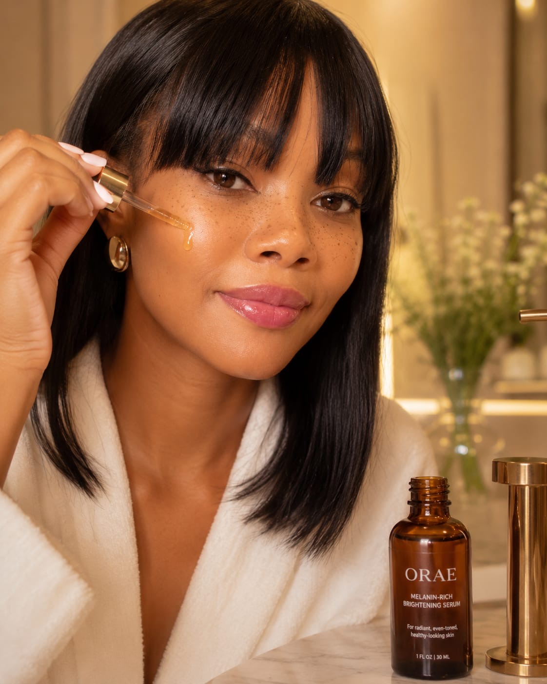 Luxury textures for melanin-rich skin.
